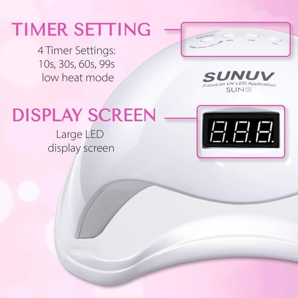 [RM]SUN Pro 48W LED UV-lamppu kynsille