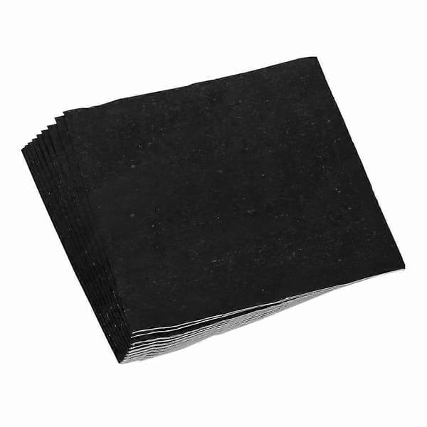 1-pack enfärgad tryckt pappersservett (svart)