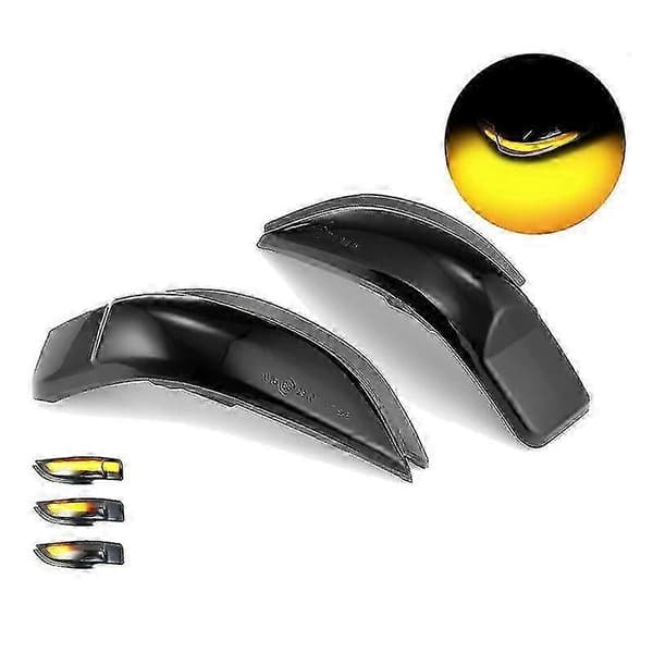 Dynamisk LED-blinkers för backspegel Black
