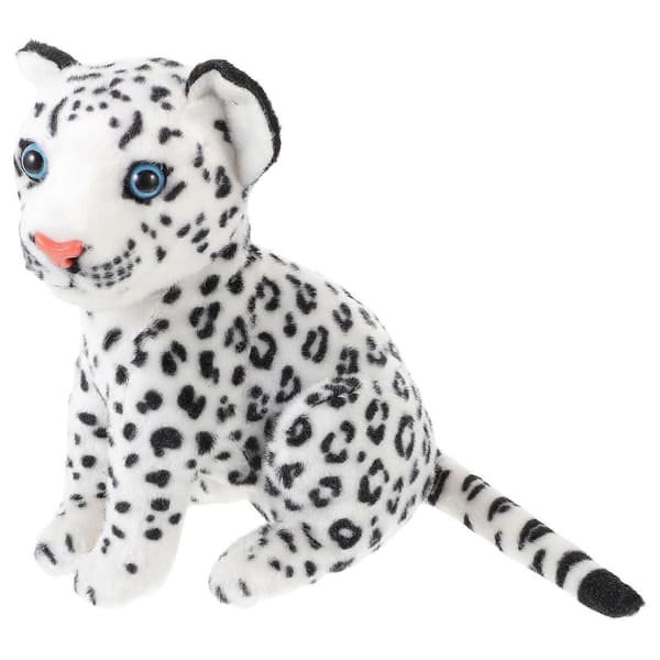 [RM]Udstoppede sneleopard plysdyrdukke tegneserie til børn, der leger