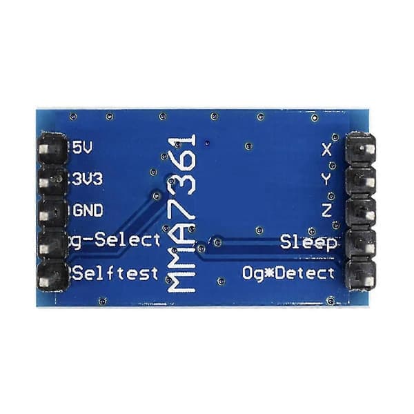 Mma7361 accelerationsvinkel hastighedssensormodul hældningsaccelerometer accelerationskort til [MI] Blue