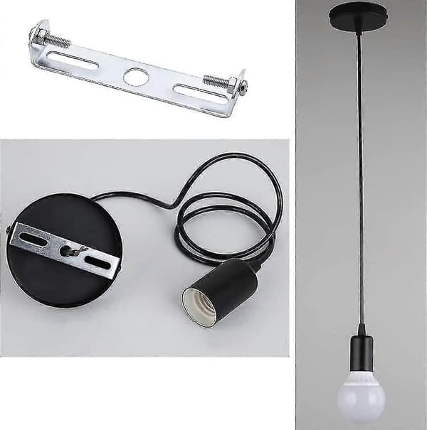 [RM] Ceiling Lamp Bracket 110-130mm Heavy Duty Metal Chandelier Mounting Plate with Hardware Kit