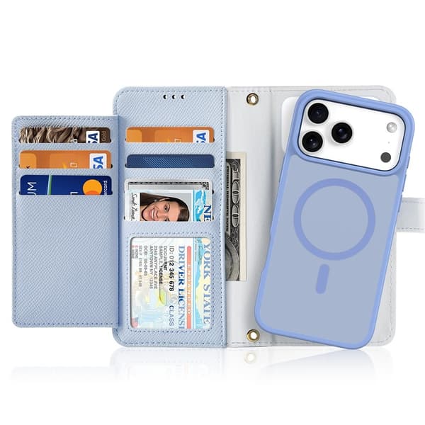 DUX DUCIS iPhone 17 Pro Max/18 Pro Max 2i1 Magnetisk Etui Lawa Series Blå 217