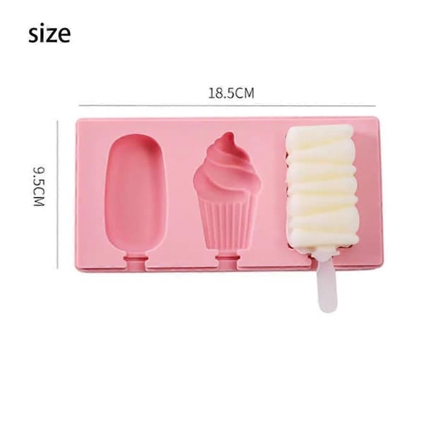 Kan rymma 3 glassformar - rosa - 1 styck