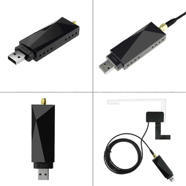 [RM]DAB + Antenne med USB-adapter Android Bilradio GPS Stereo Mottaker Spiller for Universal db