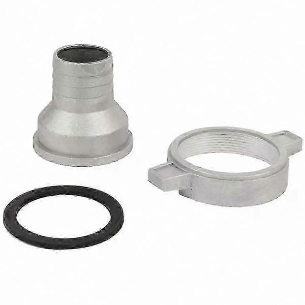 3-tommer benzinvandpumpefittings - aluminiumsrørforbindelse med gummipakning, skruenøgle inkluderet, 2-tommer forbindelse til pumpesystemer