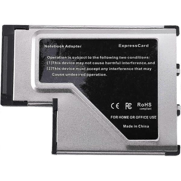 3-port dold intern USB 3.0 till Express Card 54mm-adapteromvandlare Chipset FL1100
