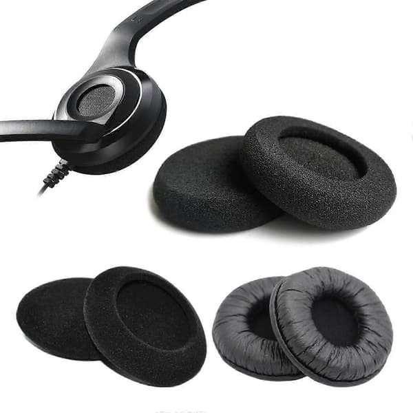 Komfortable sorte ørepuder til PC230 PC8 PC-230 PC-8 hovedtelefoner, puder, reservedele Thin model
