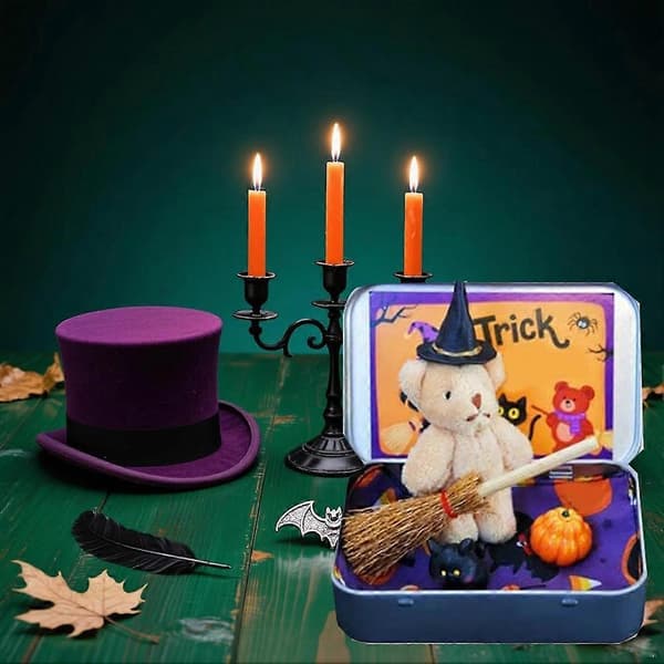 [RM] Små bamser i en æske – Charmerende Halloween-gaveidé til Halloween-festen White