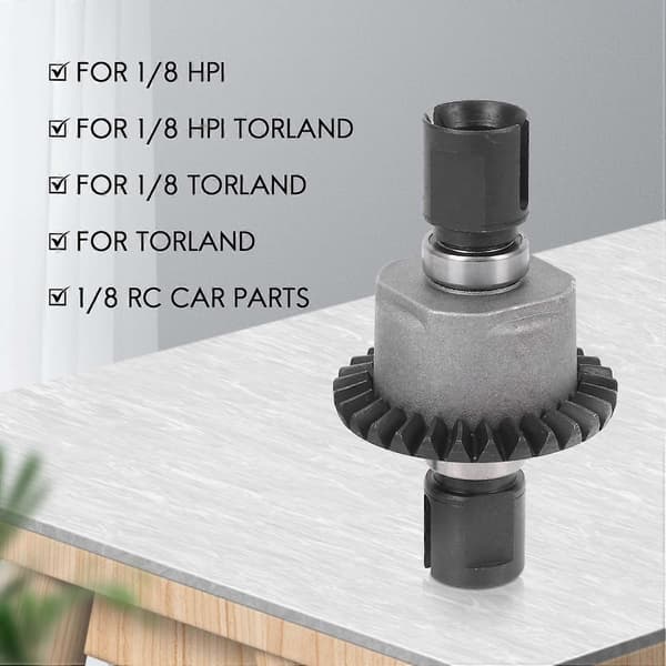 Diff Gear montert sett for 1/8 Hpi Racing Savage Flux Rovan Torland