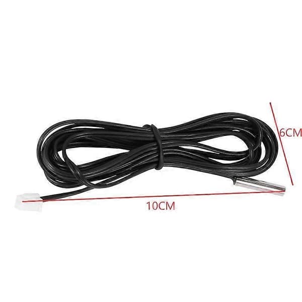 1M Højpræcisions NTC 10K/3435 Temperatursensor Vandafvisende Termistor Kabel Temperaturføler