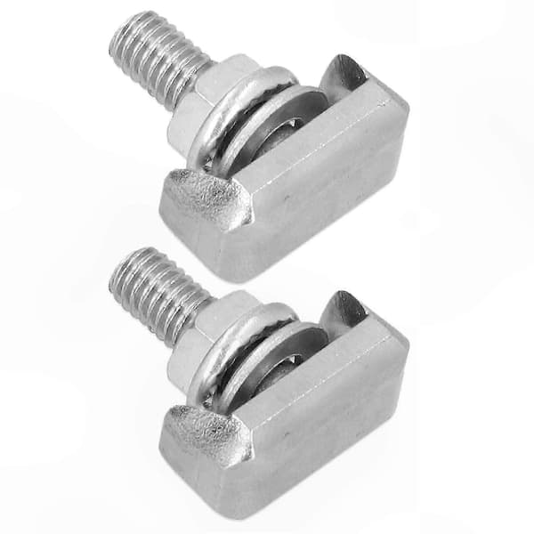2-pak T-bolt batteriterminaler i rustfrit stål til Chevrolet 19116852 udskiftning