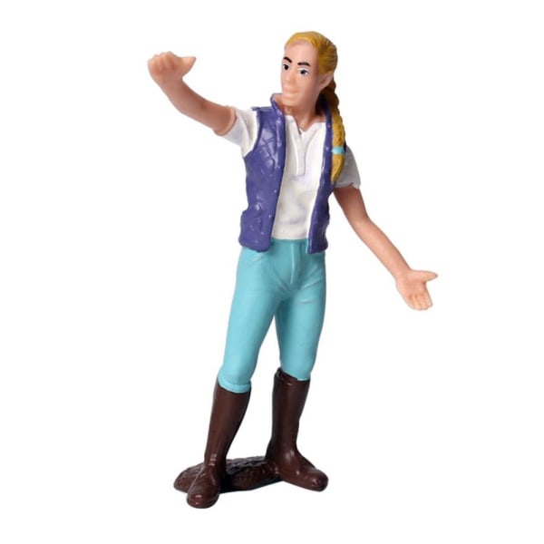 Actionfigurer Leksaker Lantgårdspersonal Modeller Actionfigur Leksak Kvinnlig Bonde Gåva