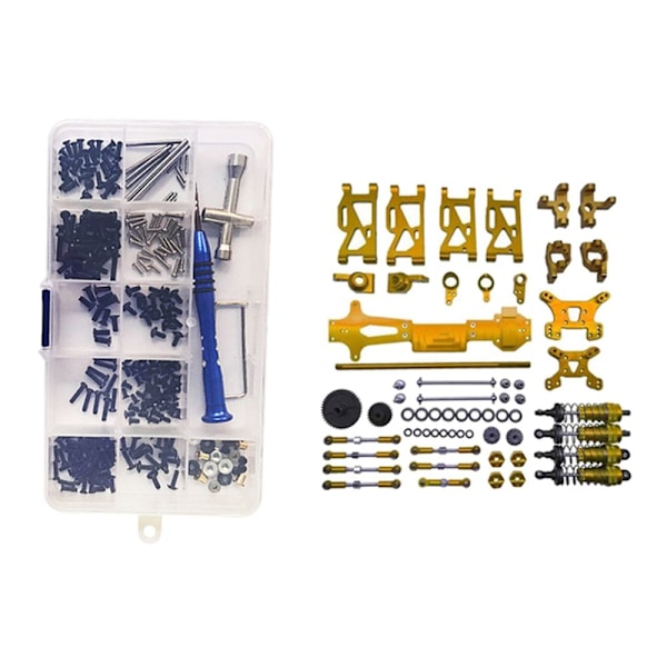 RC Bil Reparationsverktyg Och Skruvmuttrar Uppgraderingsdelar Set För Wltoys 1/14 144001