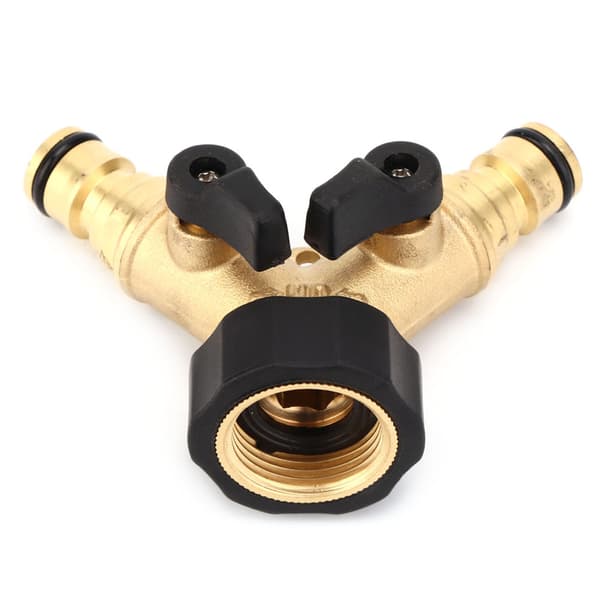 [RM]G1 FNPT DN25 Copper Garden Hose Connector Faucet Splitter Tool Accessory 0.3