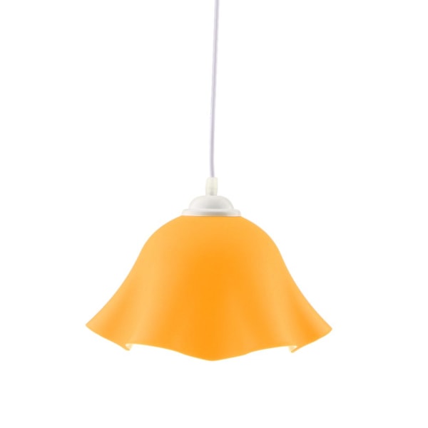 Modern hängande lampskärm i form av blomma Orange