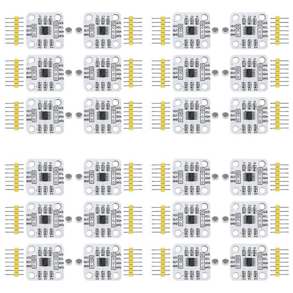 AS5600 Magnetisk Encoder Magnetisk Induktionsvinkelmålingssensormodul 12bit Høj Præcision med Magnet 24 sæt White