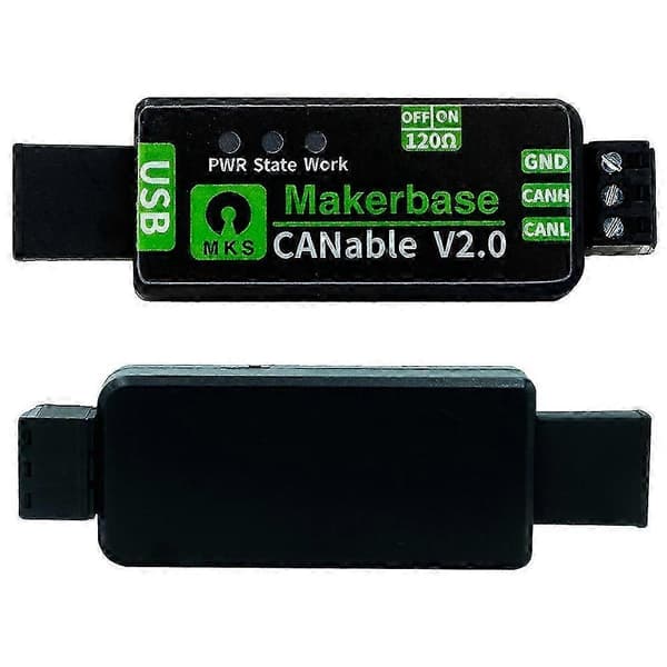 USB til CAN FD-adapter, CAN-analysatormodul med virtuel seriel port, kompatibel med Raspberry Pi og Klipper, V2.0
