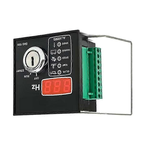 DKG155 Generator Motorstyring Automatisk Start Stop Motorstyringsmodulpanel til Motorgenerator Black