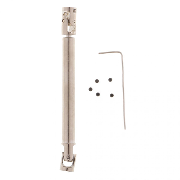 Universell metall 4x3mm stålled drivaxel för rc bandvagn 75-105mm