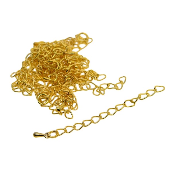 20 set legeringshalsband armband ankelband smycken att göra förlängningskedja guld