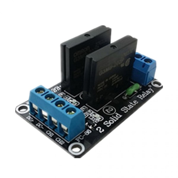 2-kanals 12V G3MB-202P Solid State Relämodul med Resistiv Säkring