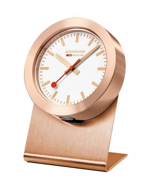 [RM]A660.30318.82SBK Magnetic Rose Gold Wall Clock Table Clock Kitchen Clock 50 mm
