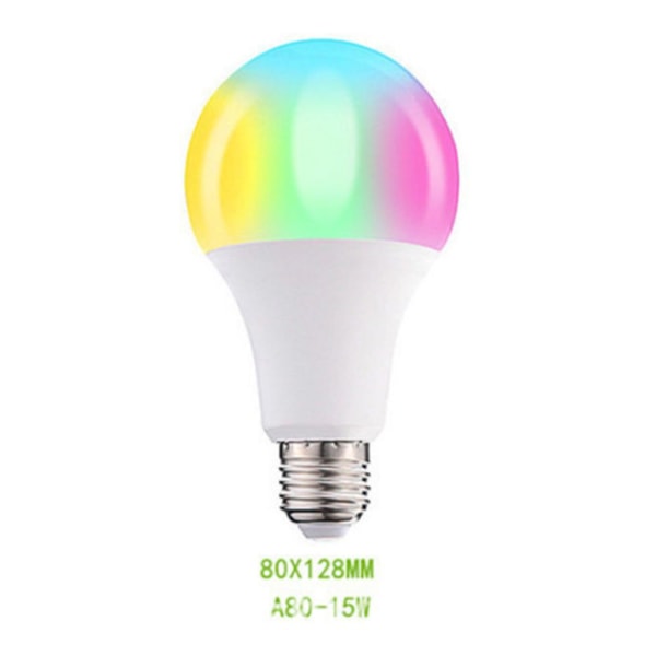 Färgskiftande RGB LED-lampor 900LM Flood Mood Light A80