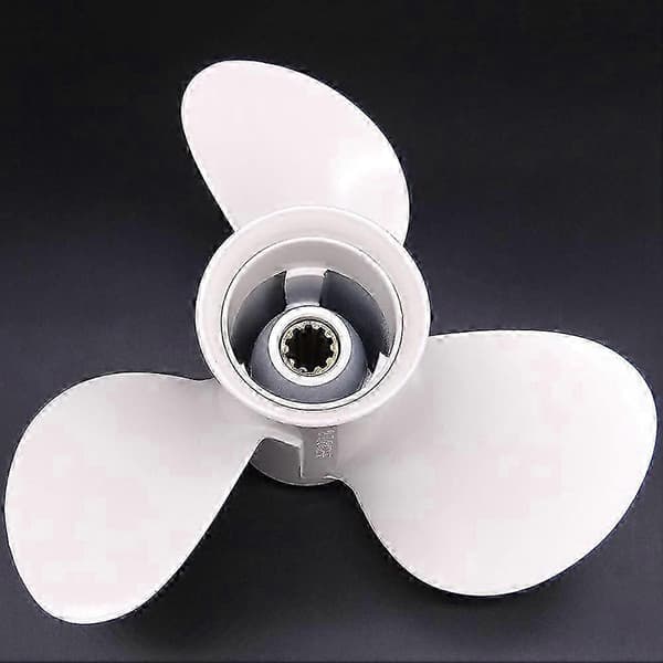 Udenbords propel til 20 hk 25 hk 9 7/8X12 bådmotor, 3 blade 10 spline White