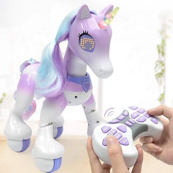 Elektrisk Smart Fjärrkontroll Magic Unicorn Horse Barnrobot Touch Sensor Induktion Elektronisk Pet Barnleksak