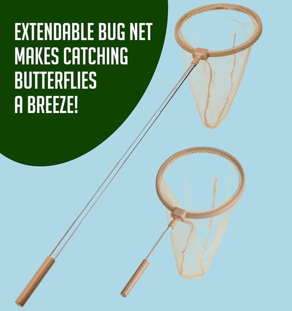 [RM]Children's Insect Catcher Kit - Complete Insect Exploration Set with Habitat, Extendable Net, Magnifying Tools, and Carrying Strap - Outdoor Adventure Gift