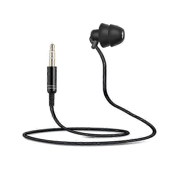 Mono-kanal stereo hodesett med enkel ørepropp og 3,5 mm jack