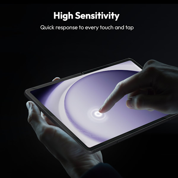 3-Pack Samsung Galaxy Tab A9 Plus Screen Protector - Tempered Glass 9H - Super Quality 3D[RM]