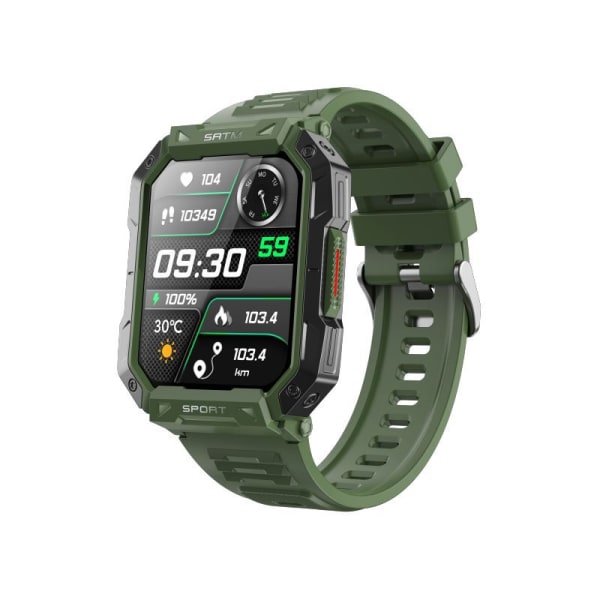 F307 Utomhus Tresäker Smart Watch Bluetooth Ring Puls Blodtryck Vattentät Sport Stegräknare Icke-invasiv blodsockermätare