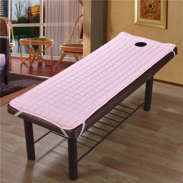 Massagebäddsöverdrag 2 massagemadrasser 185x60cm ljusrosa lila