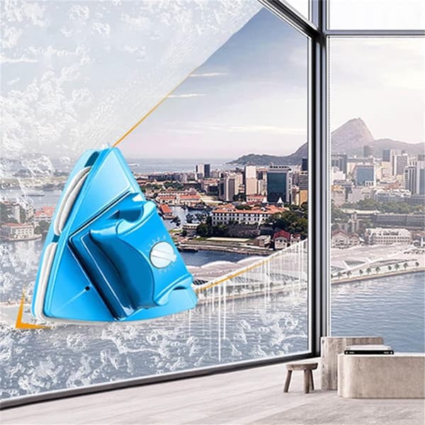 [RM](4-24mm) Double-sided window cleaner magnetic cleaning brush adjustable for glass thickness