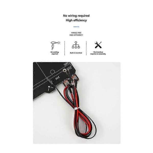 Til Prusa I3 MK3S MK52 3D-printer opvarmet seng 24V magnetisk opvarmet seng 26s