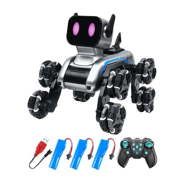[RM]Smart RC Robot Hund RC Stunt Robotter Robotlegetøj RC Legetøj Elektronisk Kæledyrslegetøj Triple Powers