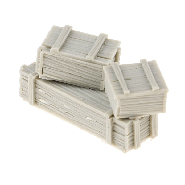 1/35 Resin Soldat Andra Världskriget Scenario Tillbehör Lådor Fodral