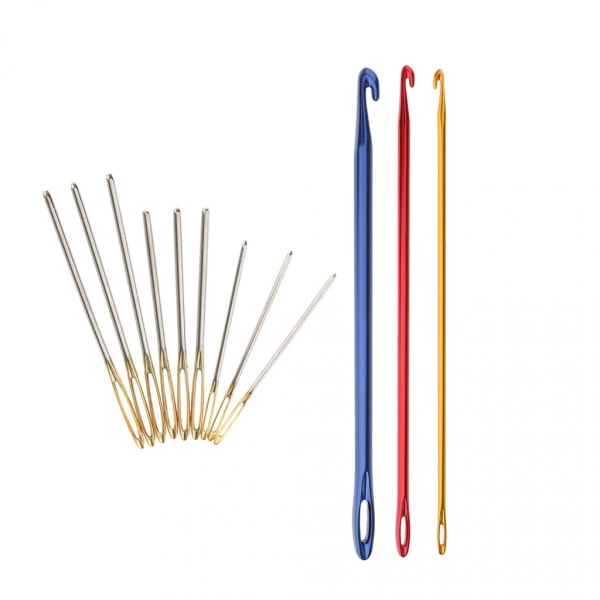 St Tippede Krokar Med 9 St Blandade Synålar DIY Handverktyg