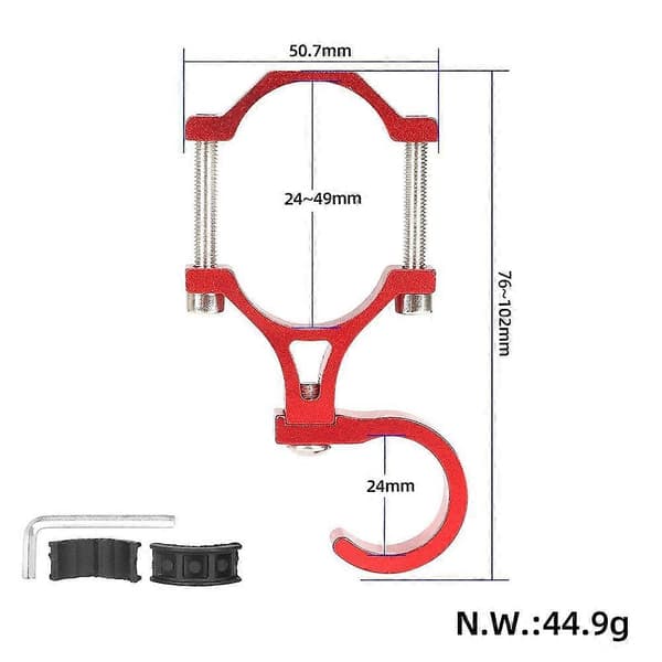 [RM]El-scooter tilbehør El-cykelkrog Cykelpedal opbevaringskrog Frontkrog Blue