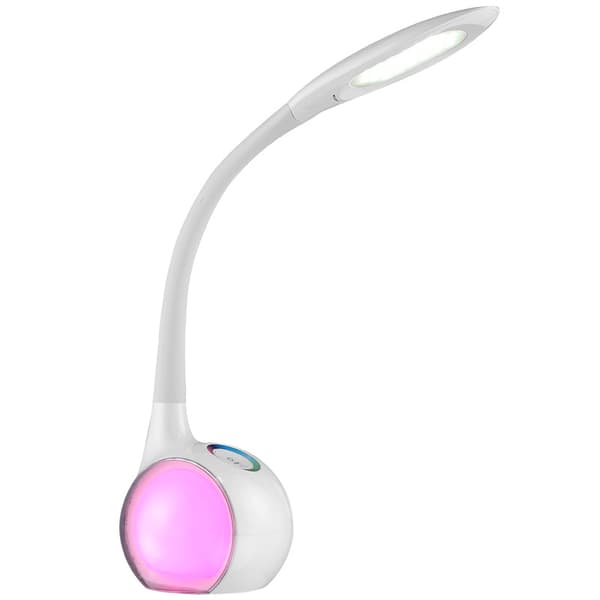 [RM]T3 Children's Lamp in White with RGB Colored Night Light, Dimmable LED