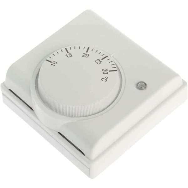 Adjustable Mechanical Thermostat for Heating and Cooling Systems, Manual Line Voltage Thermostat with Wide Temperature Range and Easy Installation, 220V[RM]