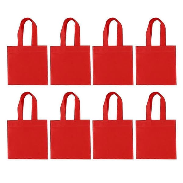 Gjenbrukbare handlenett i non-woven stoff for oppbevaring 12 stk sammenleggbare bærbare vesker