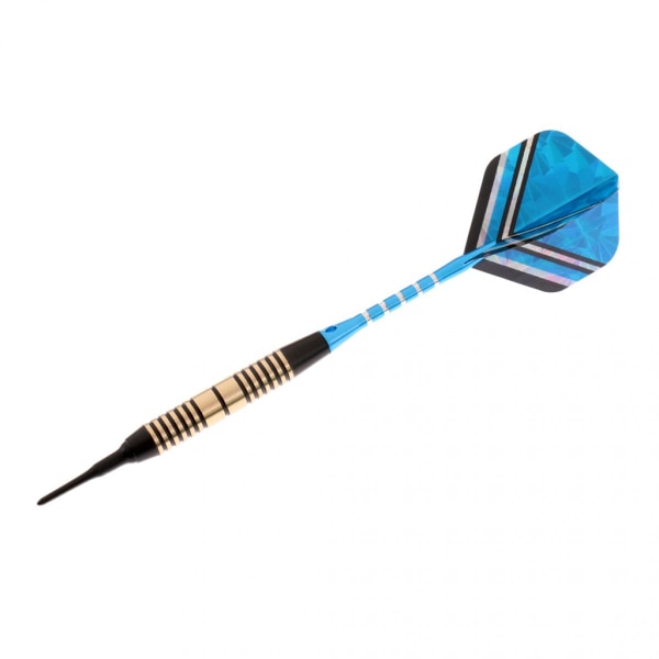 Delar Mässingstunnar Soft Tip Dart Elektroniska Dartpilar Med Blått Dartfodral