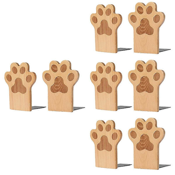 [RM]Moderne bokstøtte for skrivebord bokholder 8 stk tre displaystativ