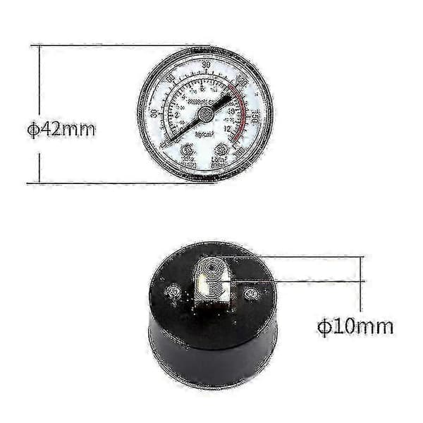 Luftkompressor manifoldregulator: 90 - 120psi, holdbar, med trykmålere og afbryderkontrol