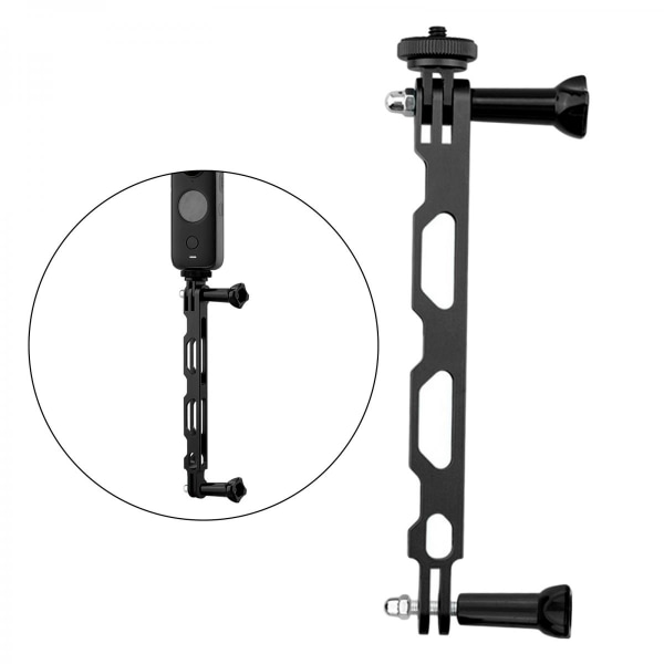 CNC Förlängningsarm 1/4\" Basadapter För Insta360 ONE X2 X Svart