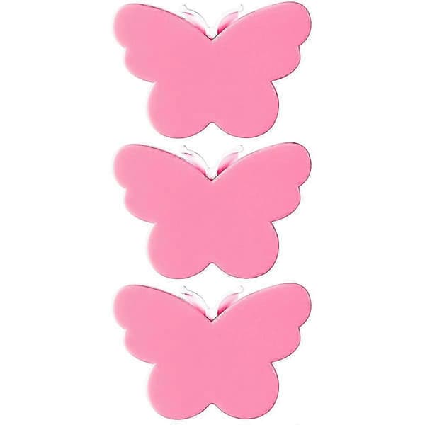 [RM]Sommerfugl Natlampe Sensor til Børneværelse 3 Stk. Pink LED Stik-i Lys Sæt