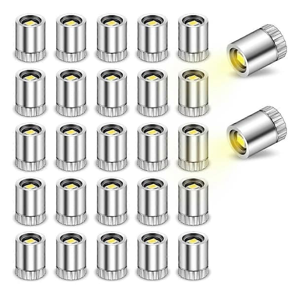 [RM]50 stk. Miniature LED-lys Mini Elektriske Lys til Håndværk Miniature